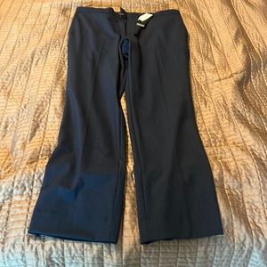 Navy Blue With Subtle Black Stripes L 32 W 34 Wrinkle Resistant New With Tags